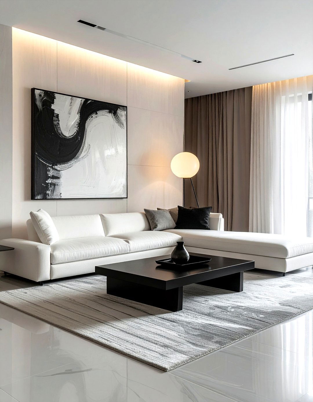 Minimalist lounge seating - 30 bonus room decor ideas