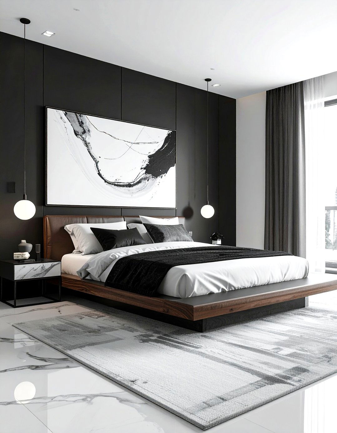 Minimalist luxury bedroom - 30 show home bedroom ideas