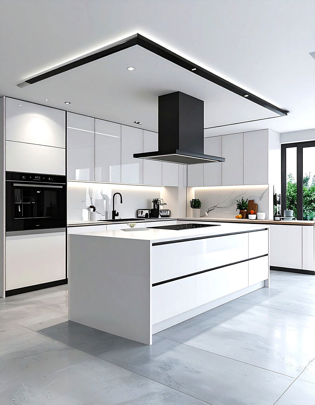 Minimalist magnetic track - 30 kitchen lighting design