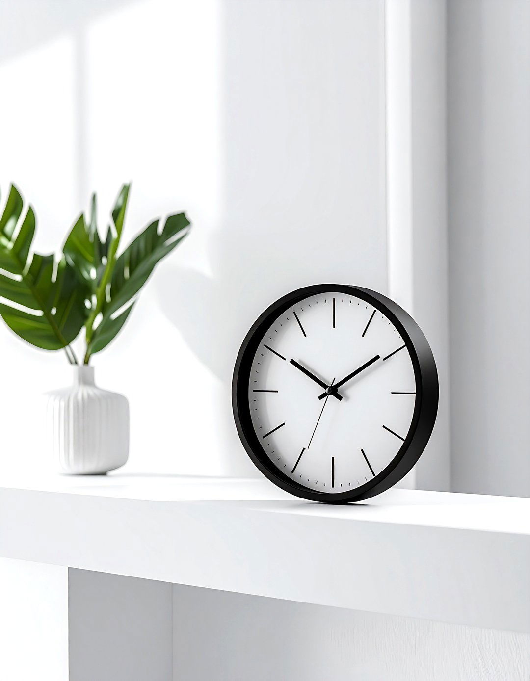 Minimalist mantel clock - 30 living room mantel clocks