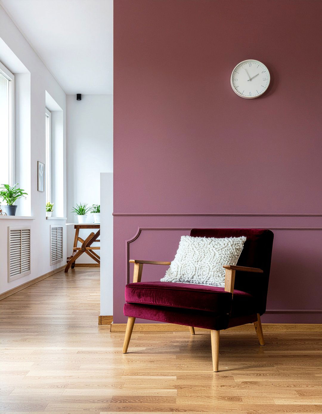 Minimalist maroon living room - 30 maroon living room ideas