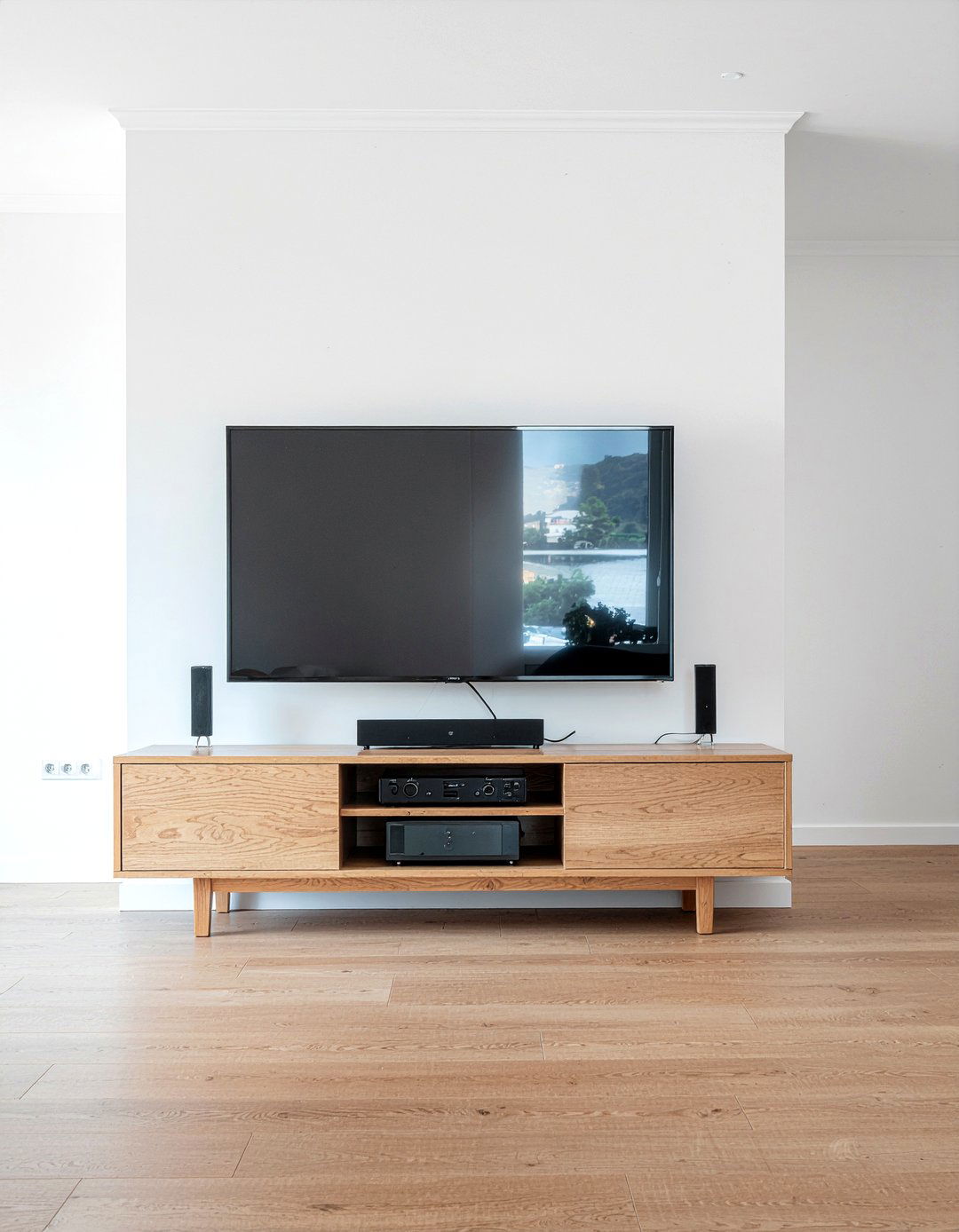 Minimalist media console - 30 living room update ideas
