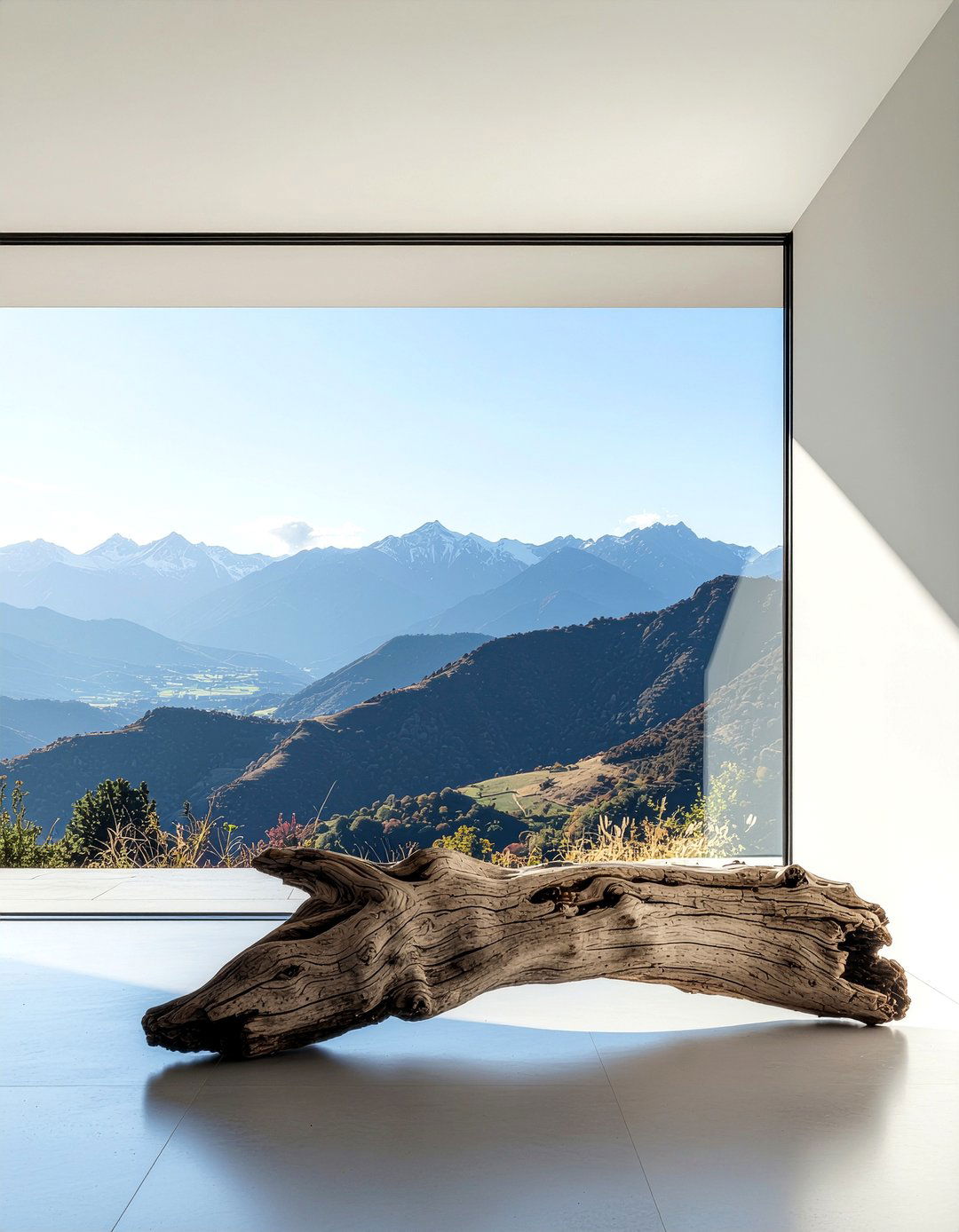 Minimalist mountain decor - 30 mountain house living room ideas