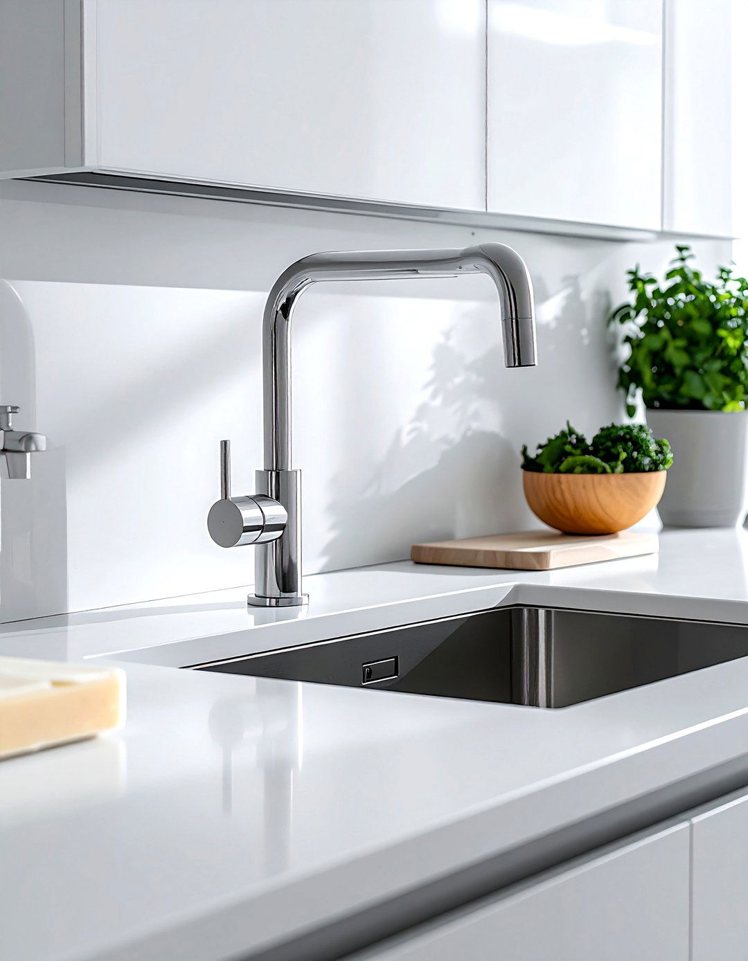 30 Nickel Kitchen Faucet Ideas for an Elegant Sink Area