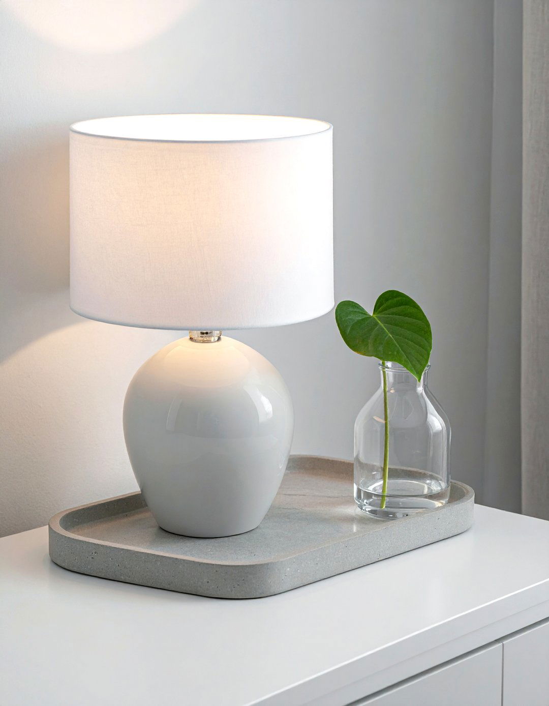Minimalist nightstand styling - 30 nightstand vignette ideas