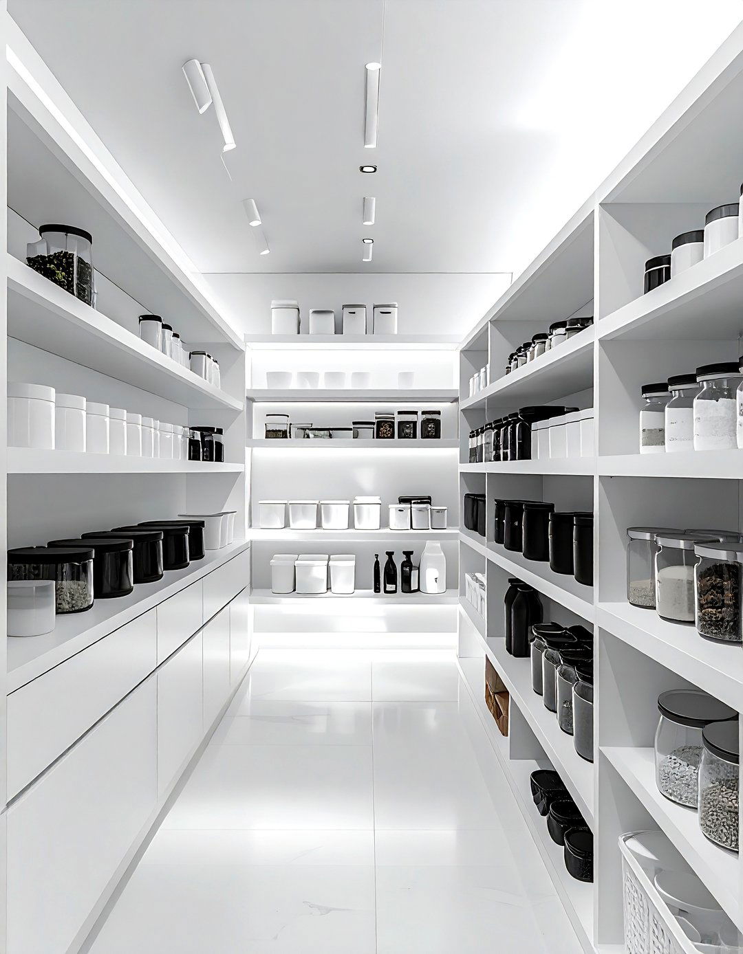 Minimalist pantry design - 30 reach-in pantry kitchen ideas