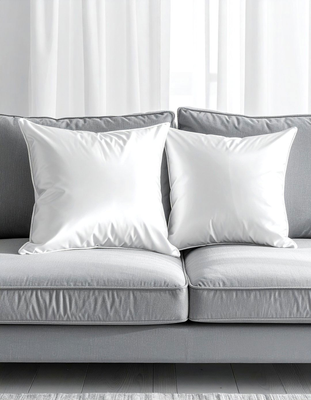 Minimalist pillow arrangement - 30 pillow styling ideas