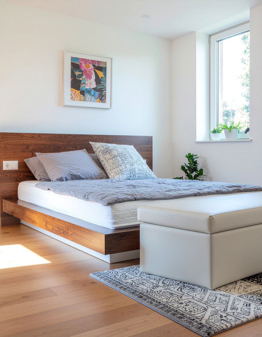 Minimalist platform bed - 30 tiny bedroom ideas