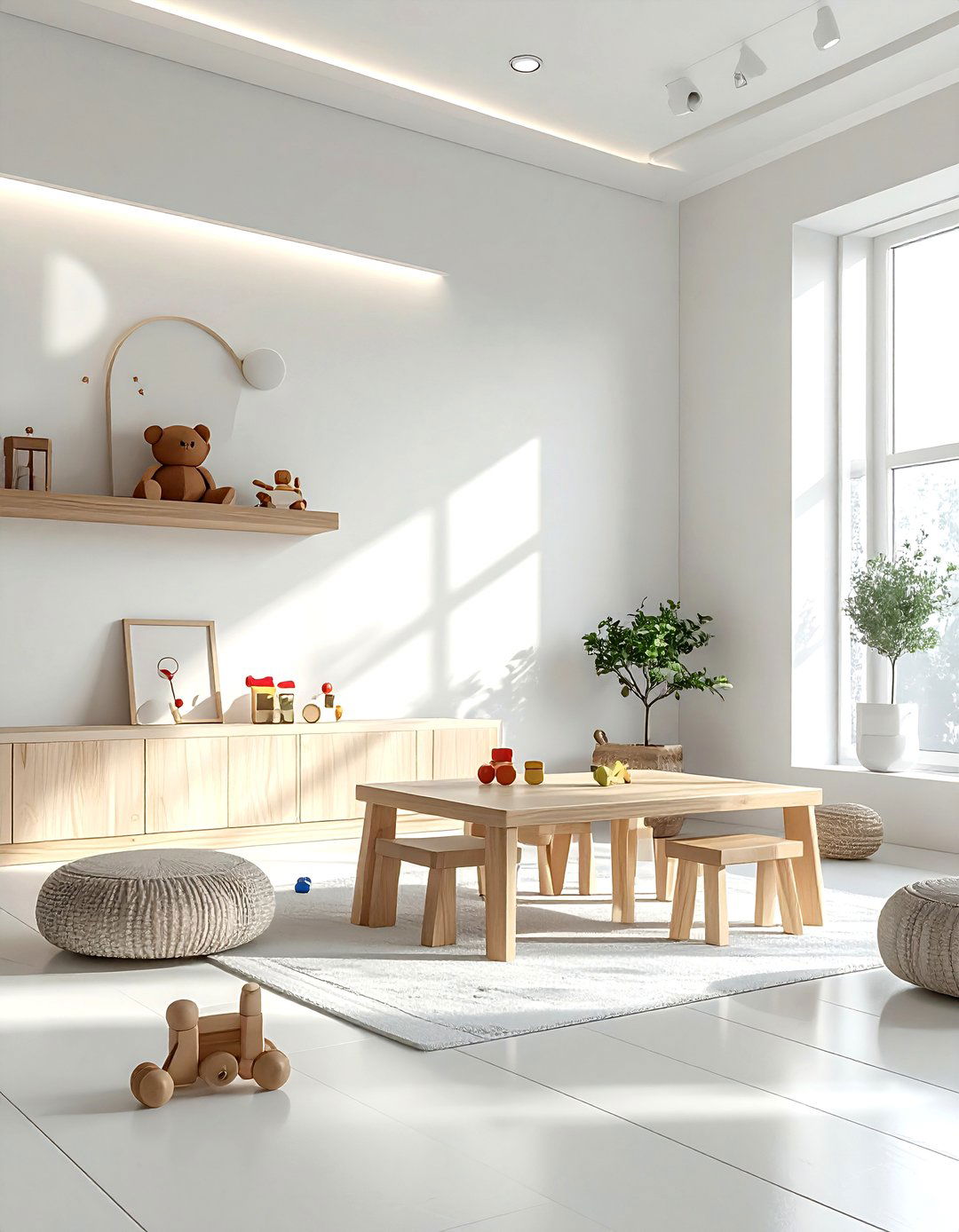 Minimalist playroom - 30 playroom decor ideas