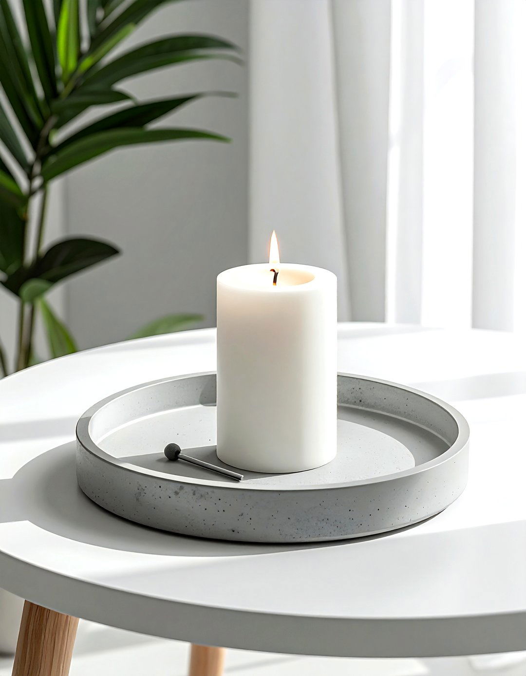 Minimalist round tray - 30 round tray ideas