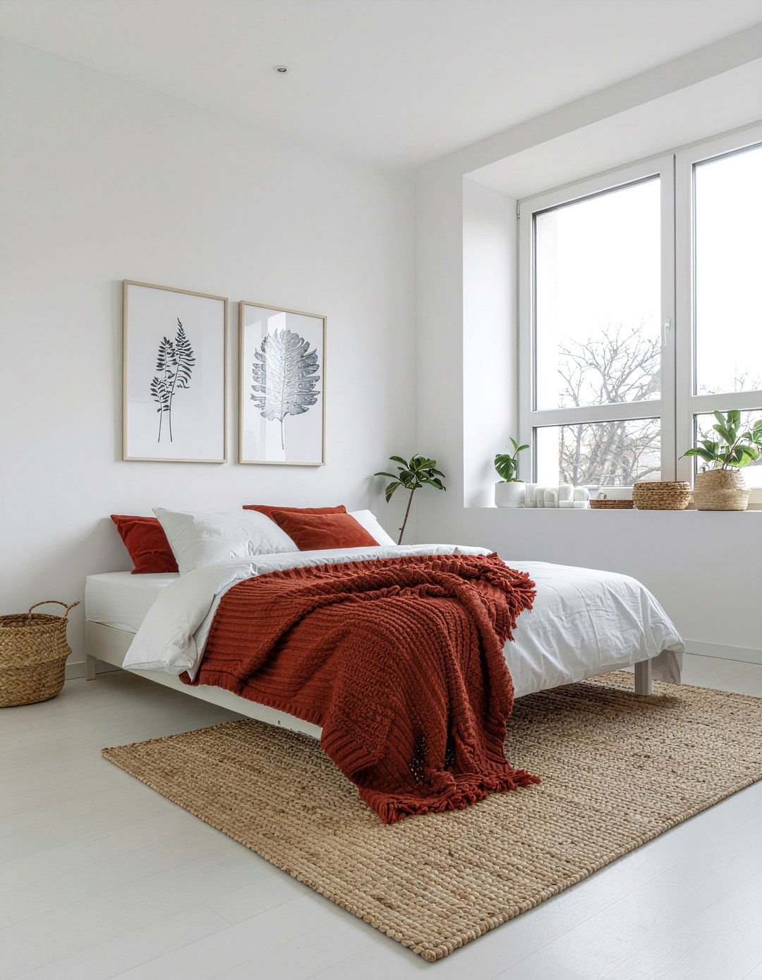 Minimalist rust bedroom - 30 rust bedroom ideas