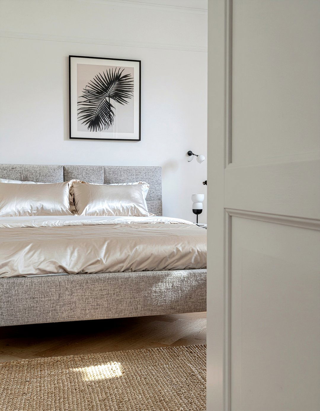 Minimalist satin bedding - 30 bedroom satin bedding ideas