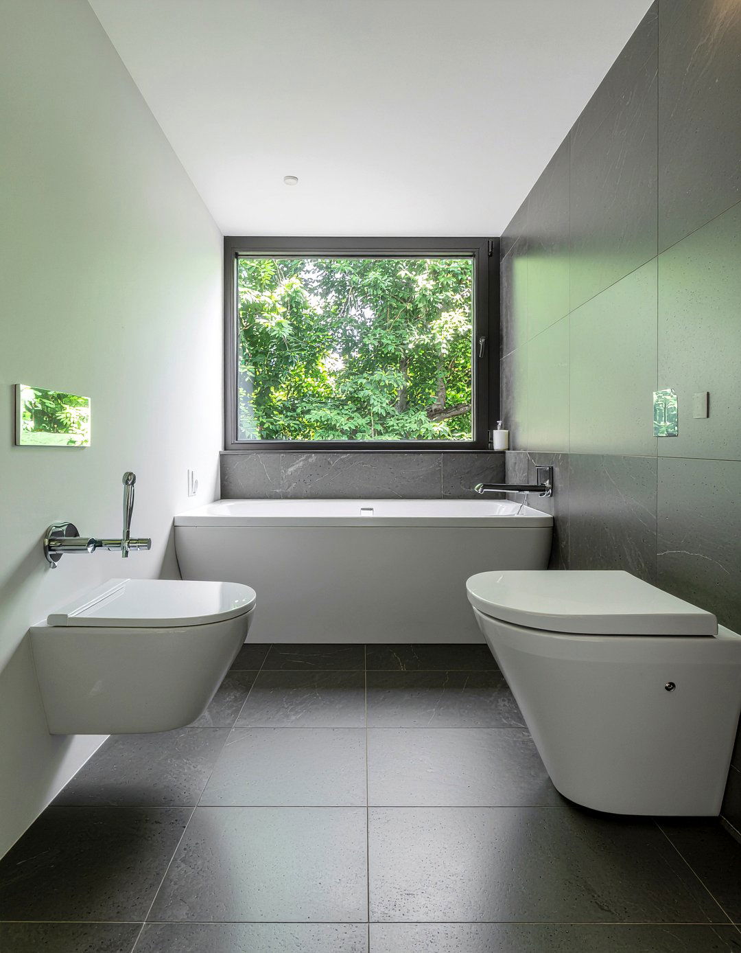 Minimalist slate bathroom - 30 slate tile bathroom ideas