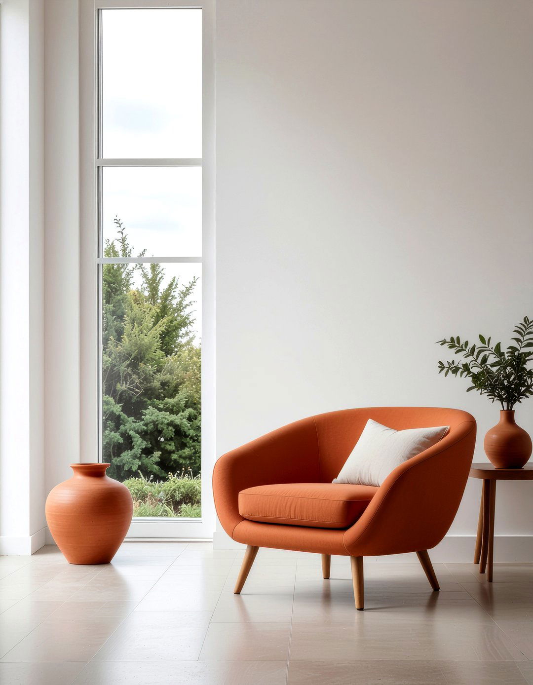 Minimalist terracotta living room - 30 terracotta living room ideas