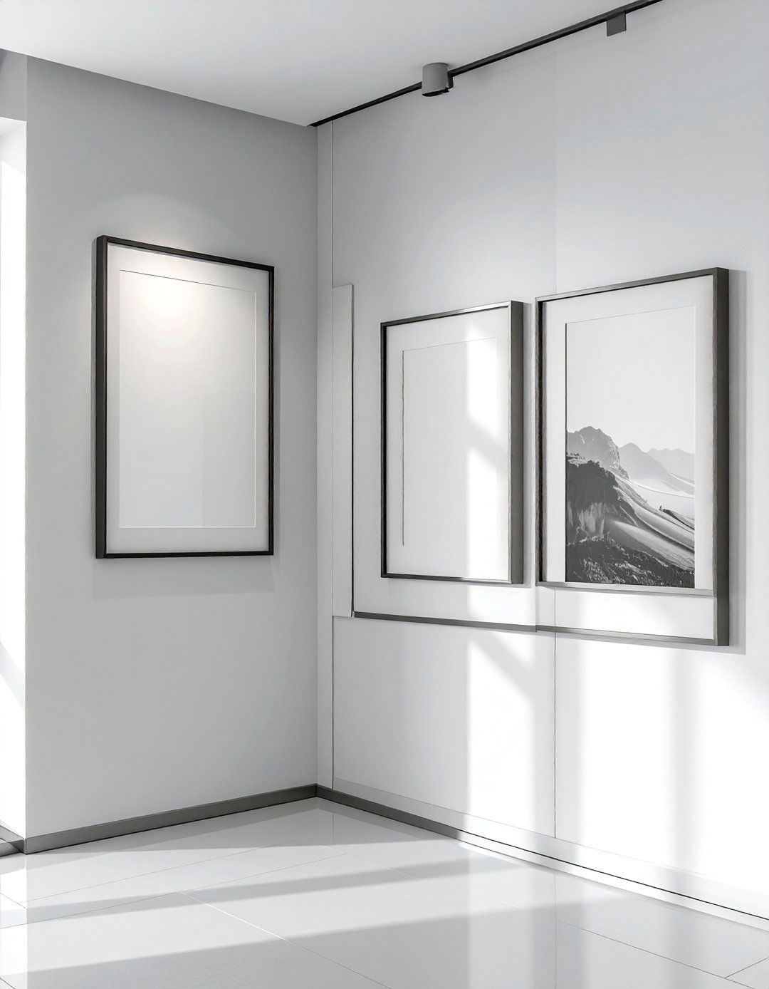 Minimalist thin frames - 30 photo frame ideas