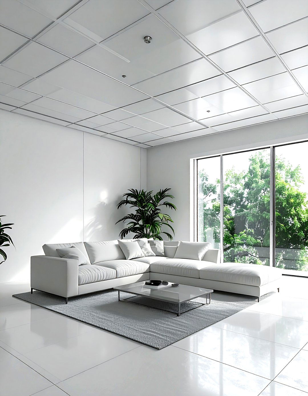Minimalist tin ceiling - 30 living room tin ceiling ideas