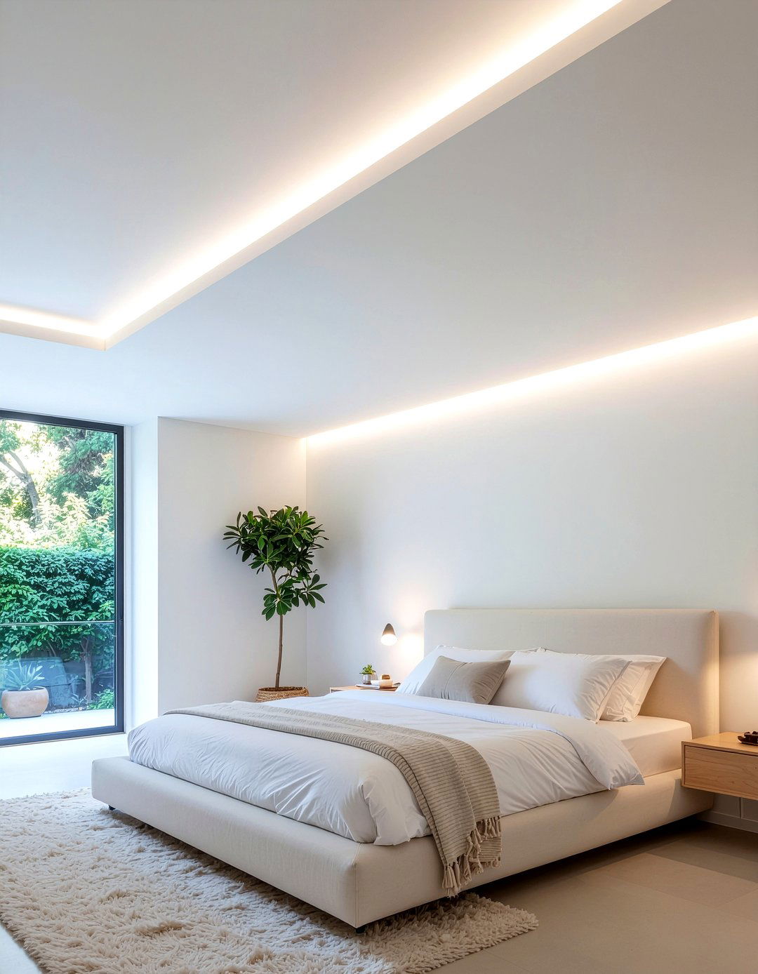 Minimalist tray ceiling - 30 bedroom tray ceiling ideas