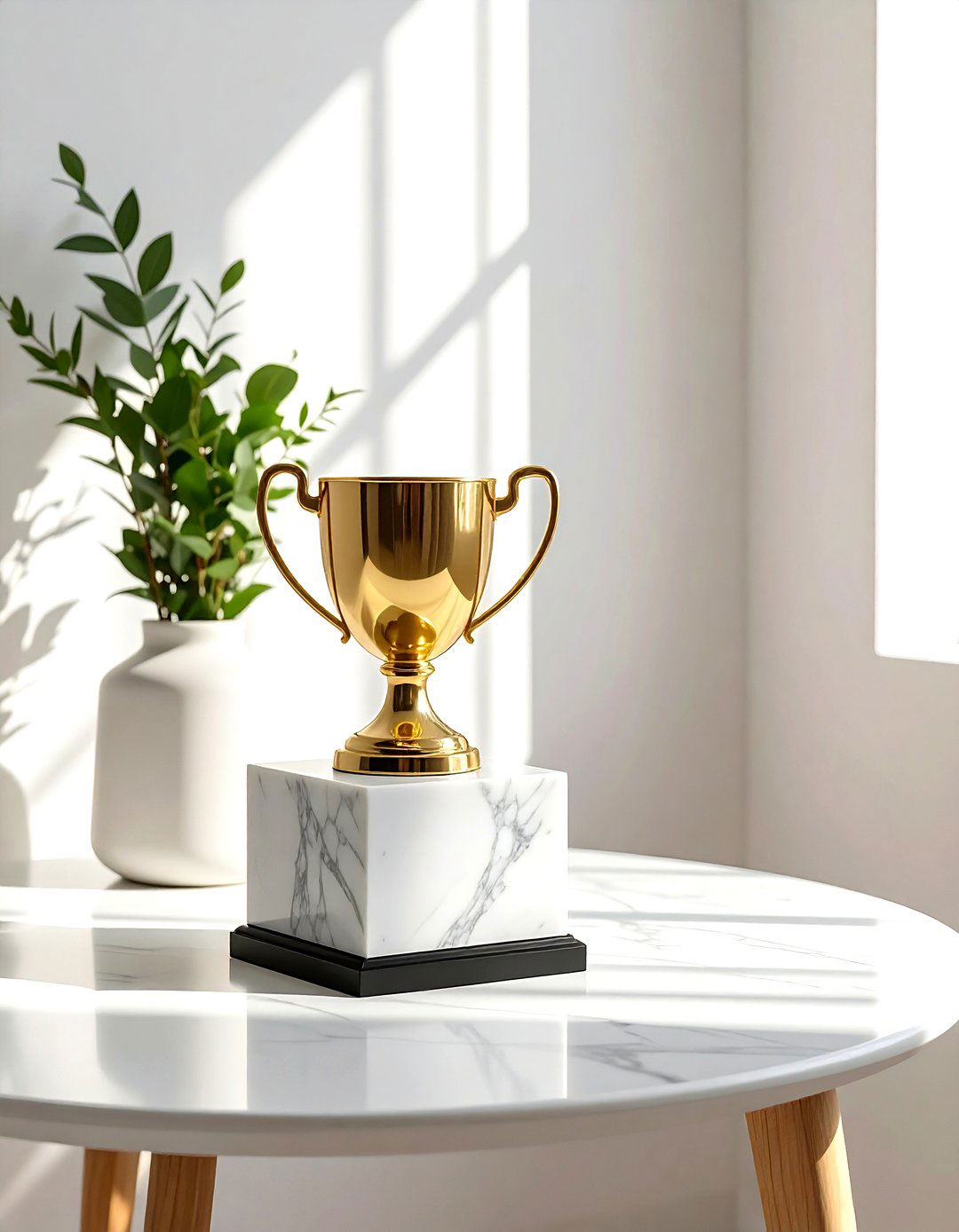 Minimalist trophy stand - 30 award display ideas