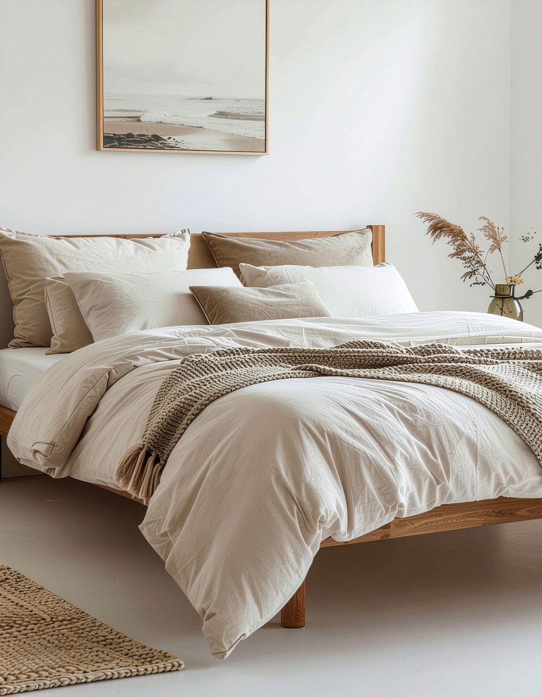 Minimalist velvet bedding - 30 bedroom velvet bedding ideas