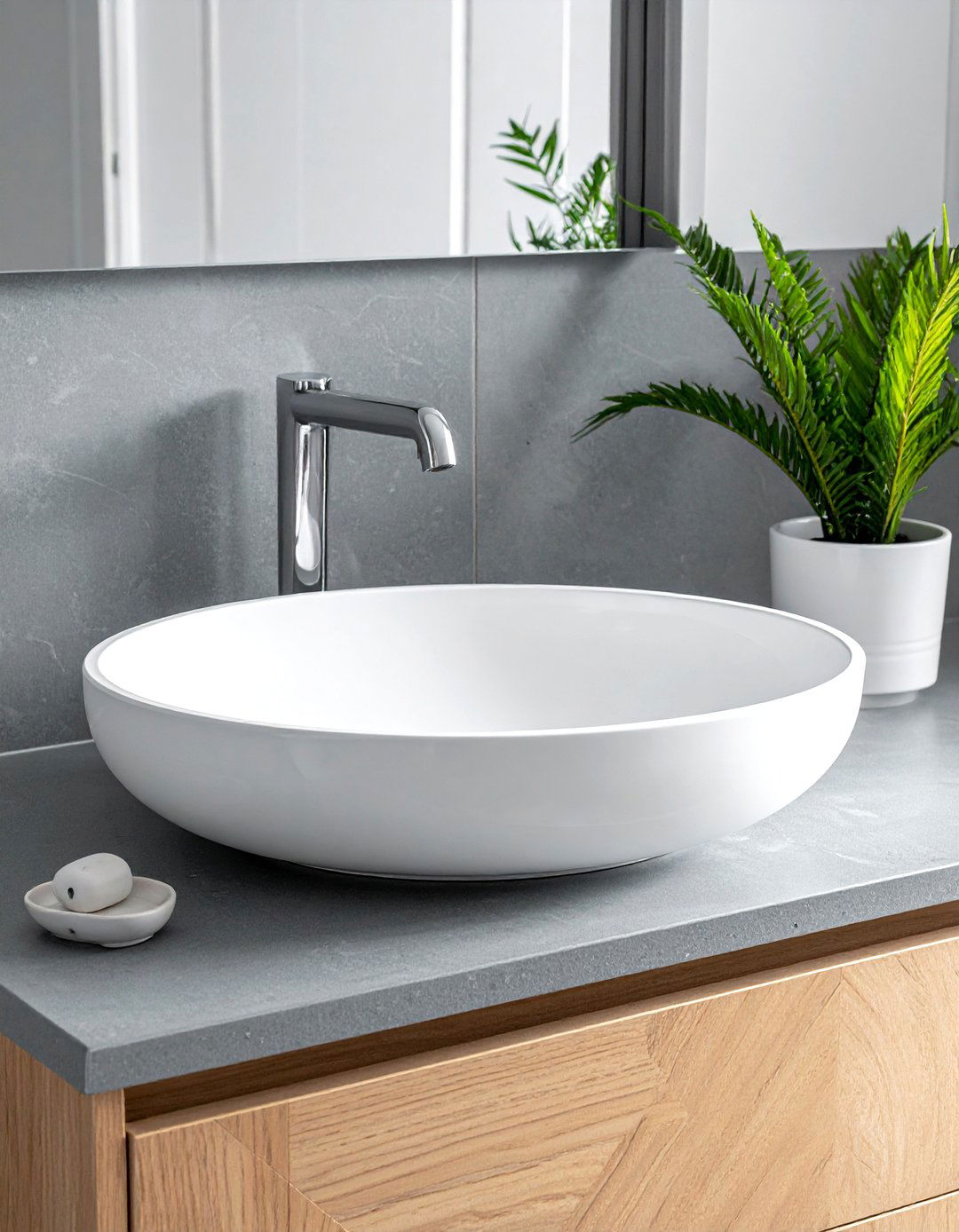Minimalist vessel sink - 30 vessel sink ideas