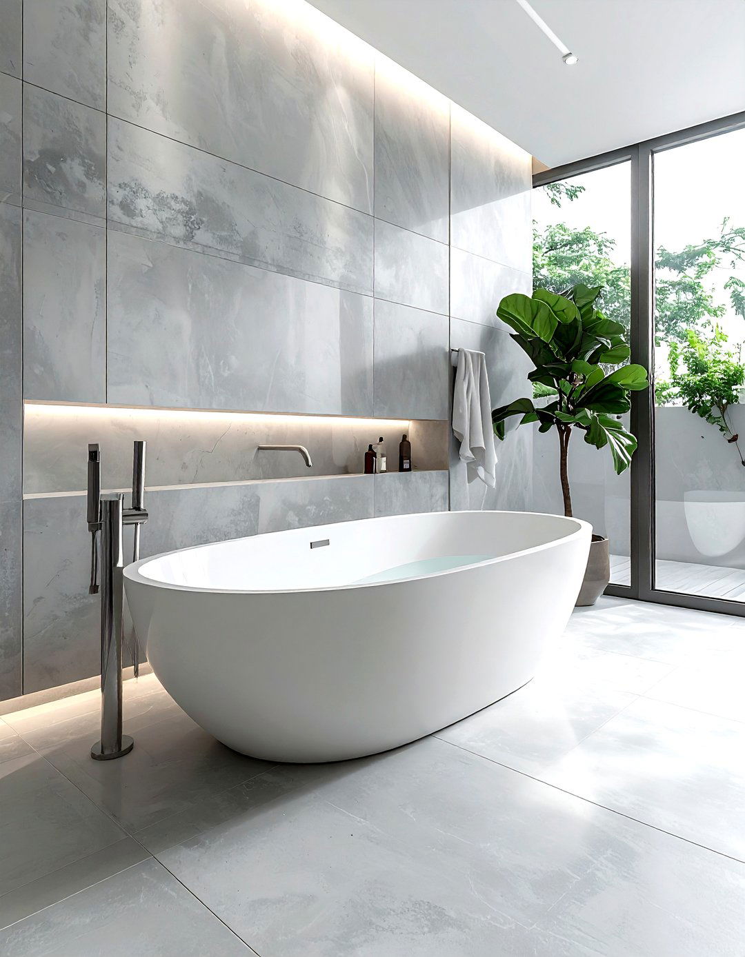 Minimalist walk in tub - 30 walk-in tub ideas