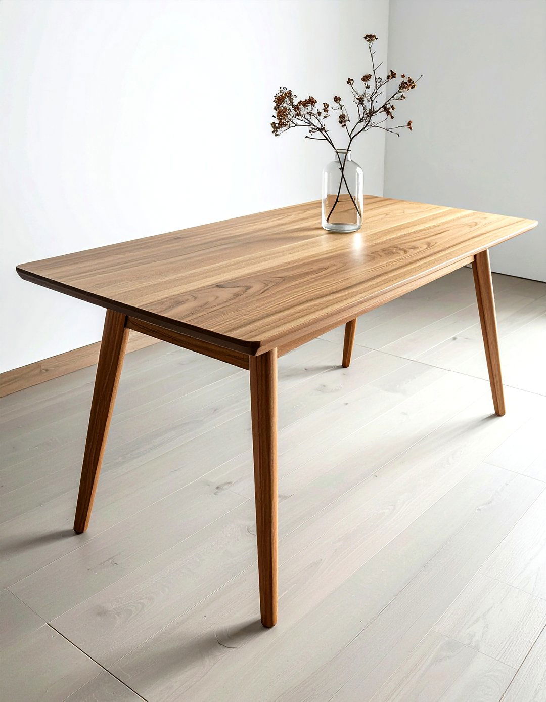 Minimalist walnut dining table - 30 walnut dining table ideas