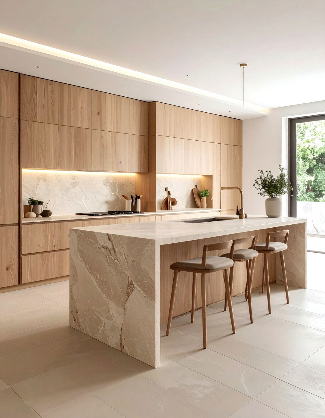 Minimalist warm kitchen - 30 cozy kitchen settings