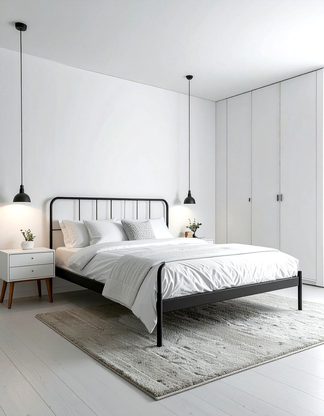 Minimalist white bedroom - 30 white bedroom design ideas