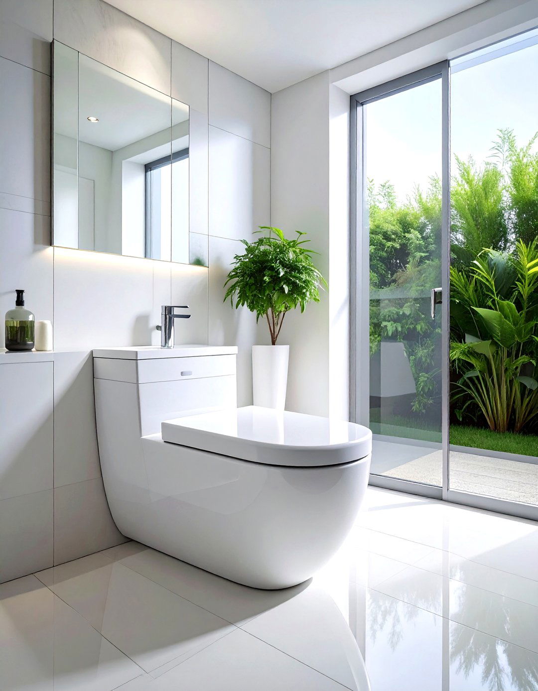 Minimalist white bidet toilet - 30 bidet toilet ideas