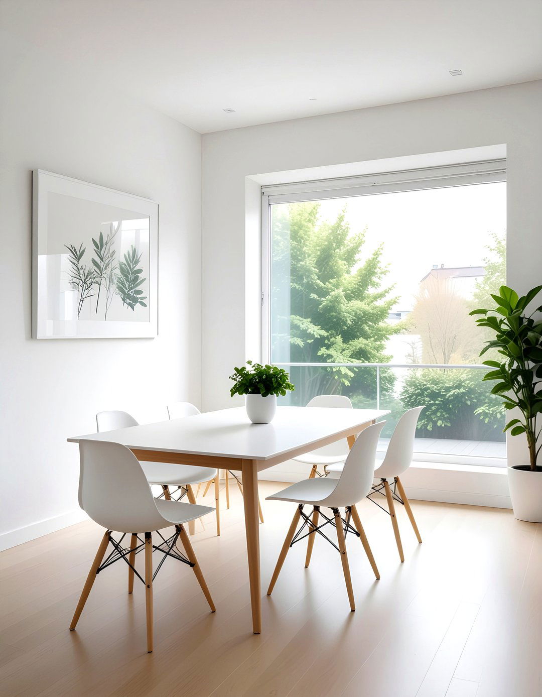 Minimalist white dining room - 30 German dining room ideas