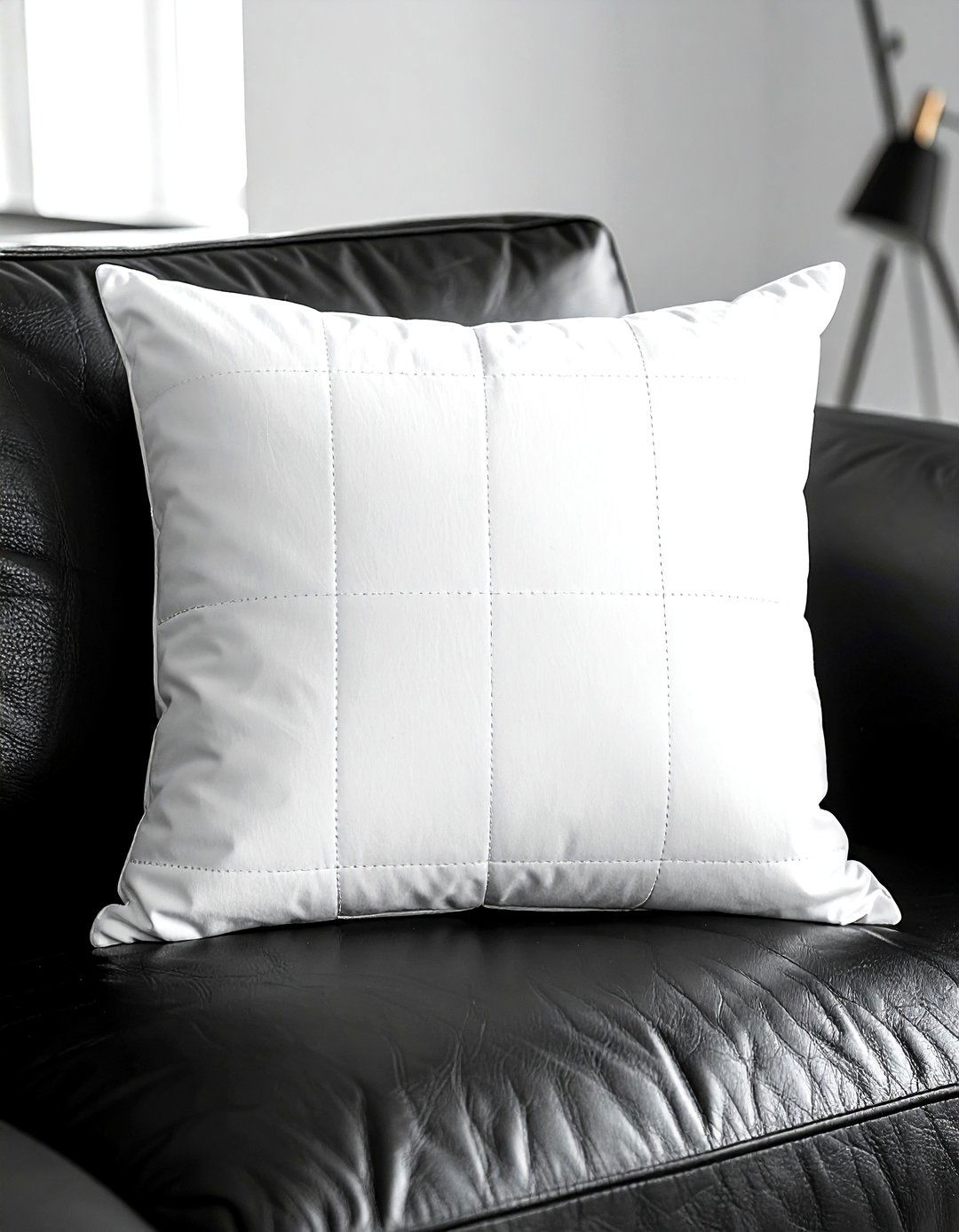 Minimalist white pillow - 30 decorative pillow ideas