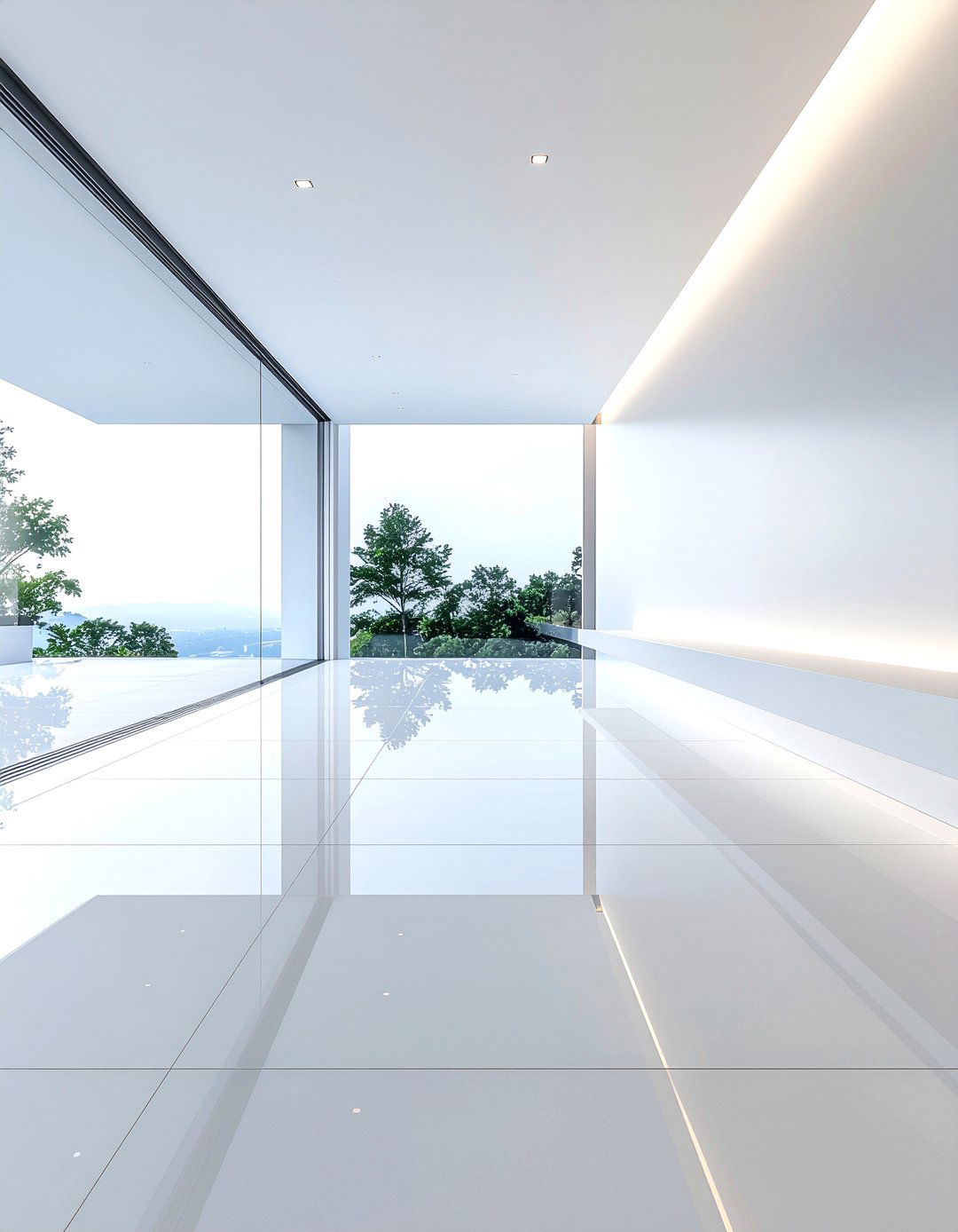 Minimalist white tile floor heat - 30 bathroom heated floor ideas