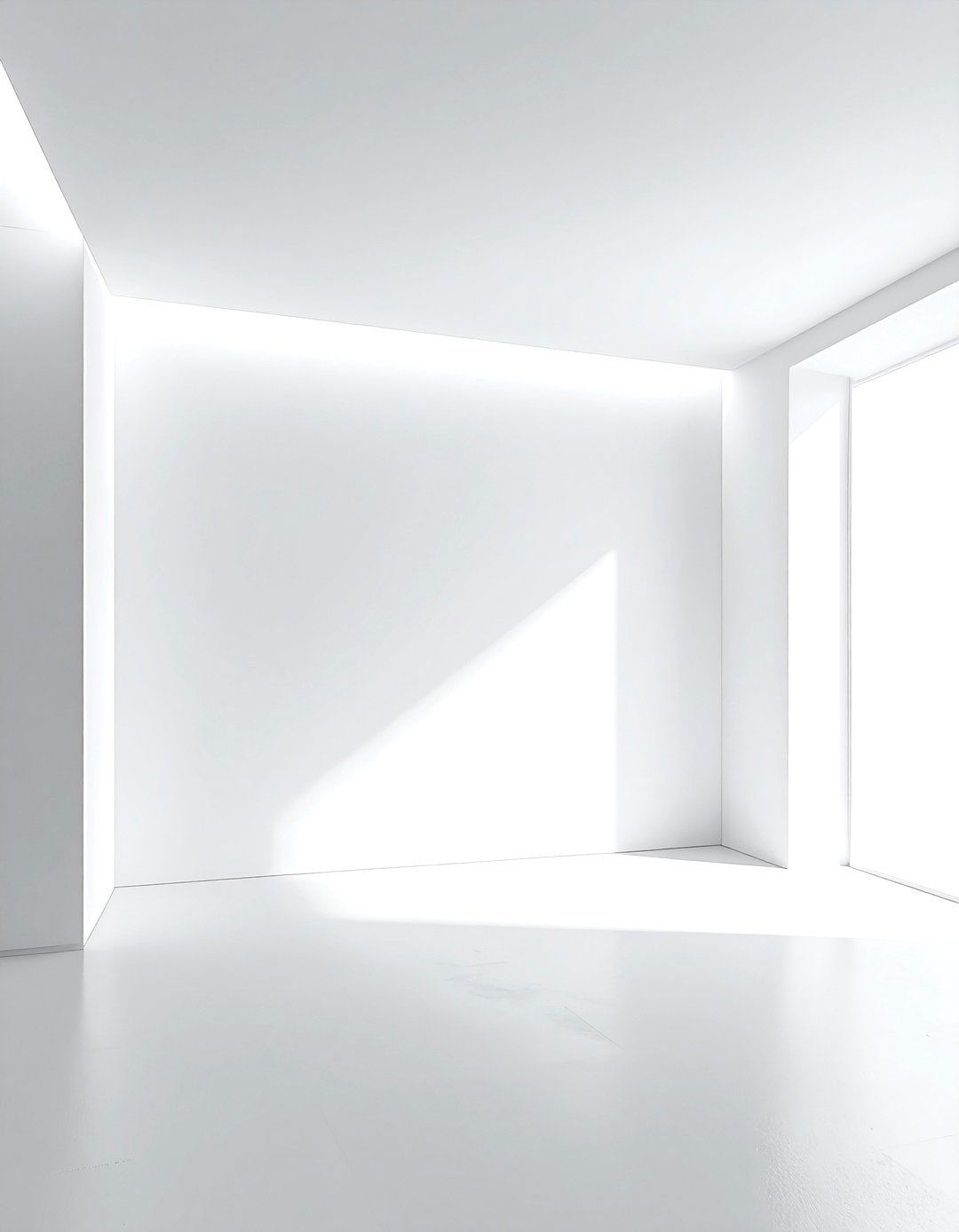 Minimalist white wall cutout - 30 pass-through dining room ideas