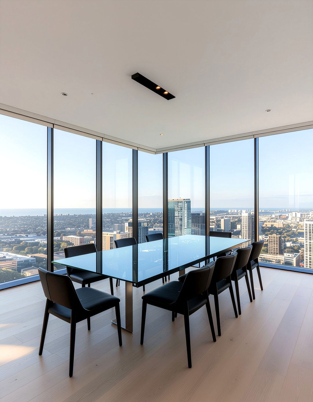 Minimalist window frames - 30 dining room natural light ideas