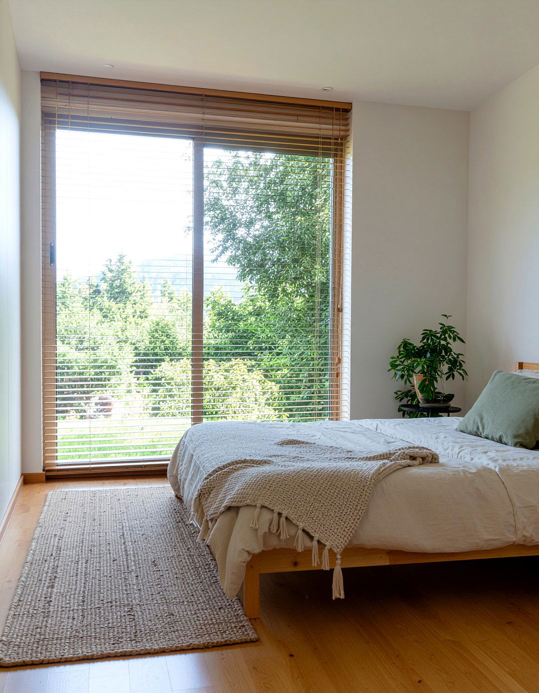 Minimalist window treatment - 30 Japanese bedroom ideas