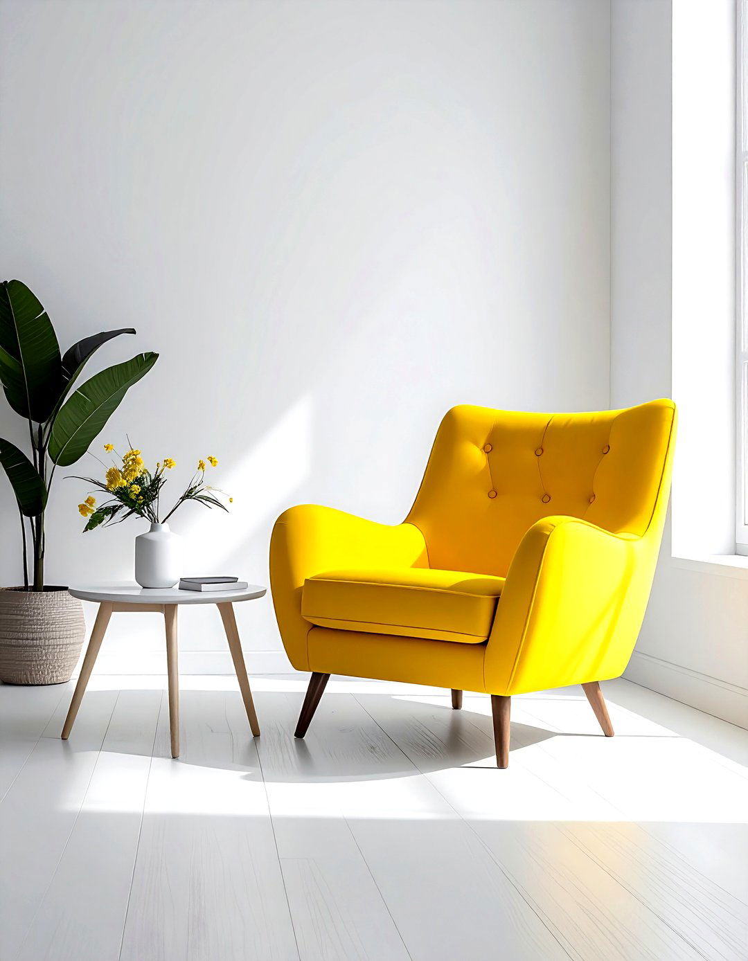 Minimalist yellow living room - 30 yellow living room ideas