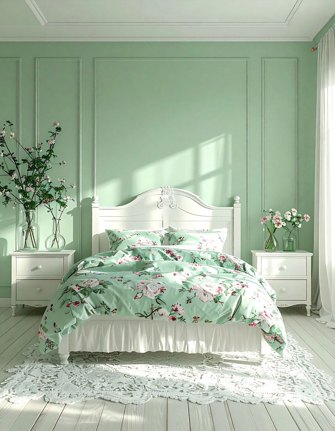 Mint Green Bedroom - 30 bedroom paint color ideas