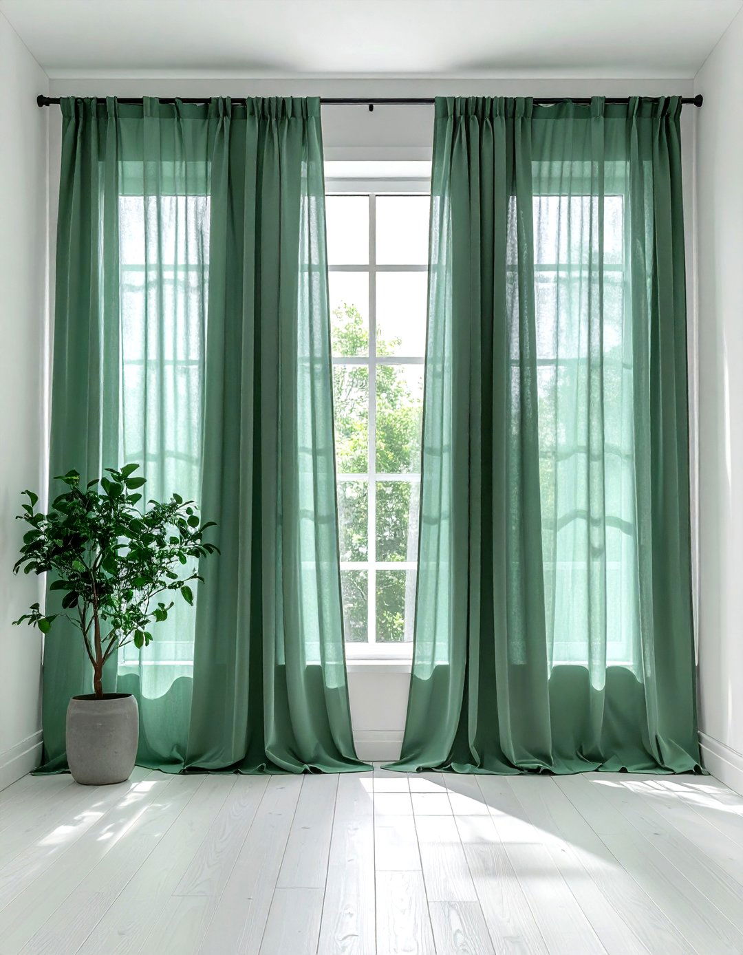 Mint Green Curtains - 30 mint decor ideas