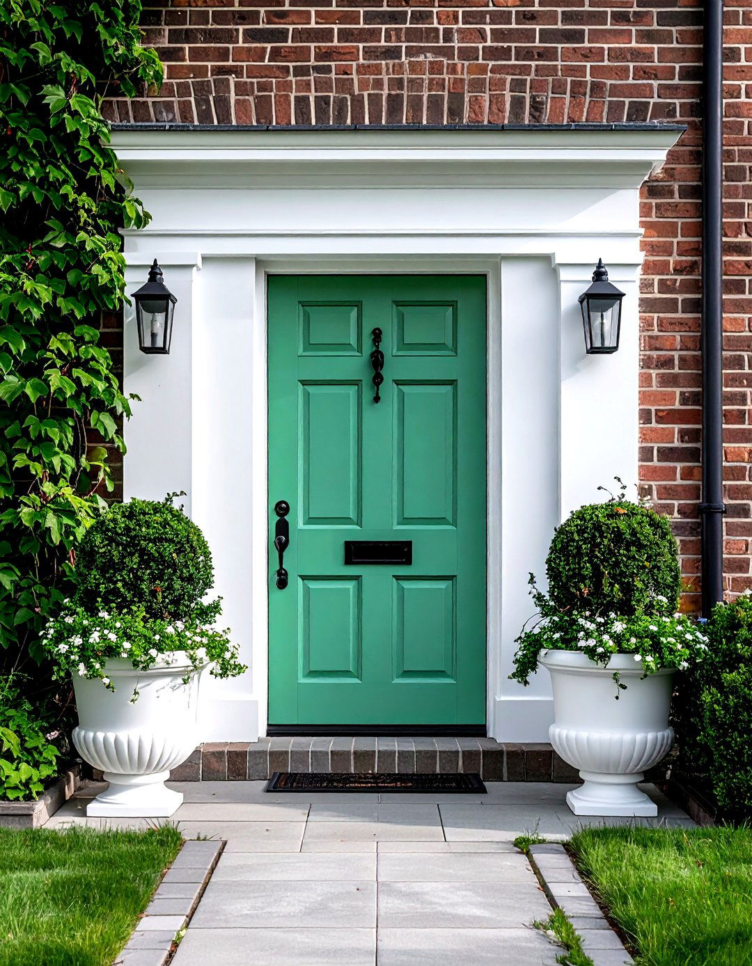 Mint Green Front Door - 30 mint decor ideas