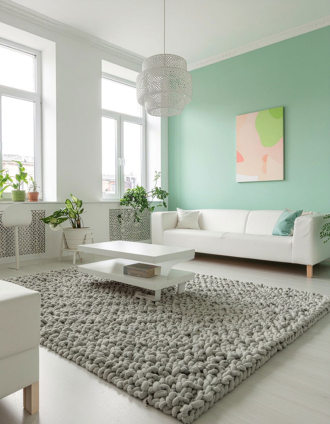 Mint Green Living Room - 30 green living room ideas