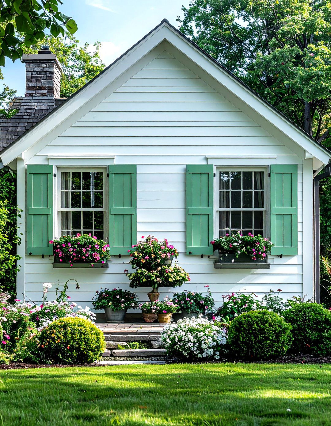 Mint Green Shutters - 30 mint decor ideas