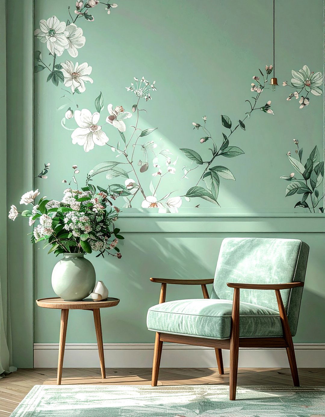 Mint Green Wallpaper - 30 mint decor ideas