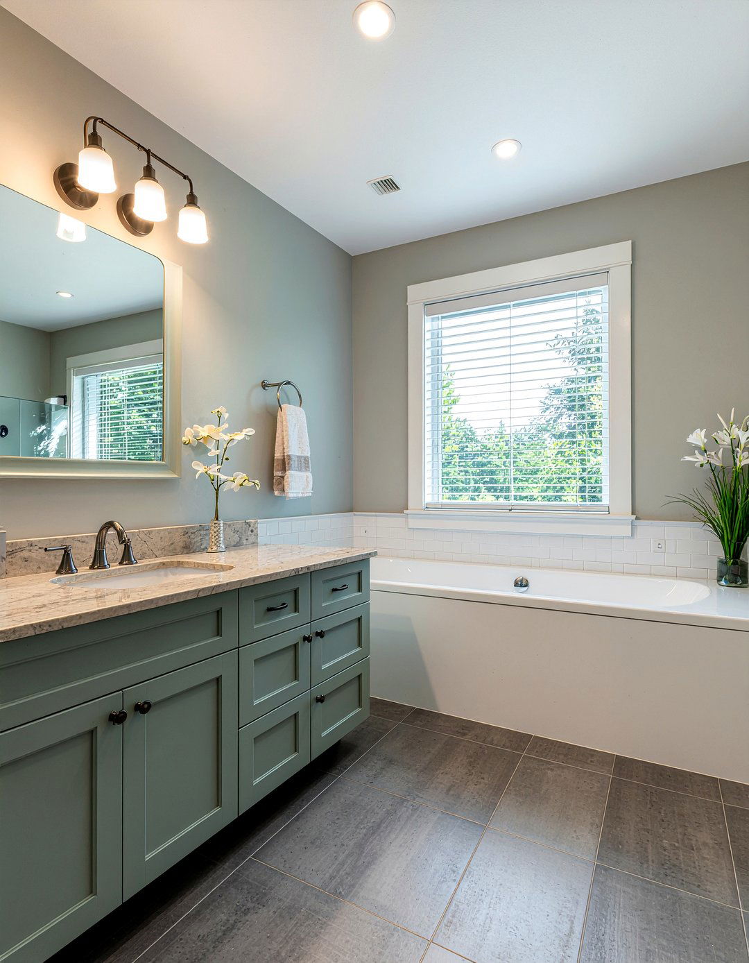 Mint green and gray bathroom - 30 mint green bathroom ideas