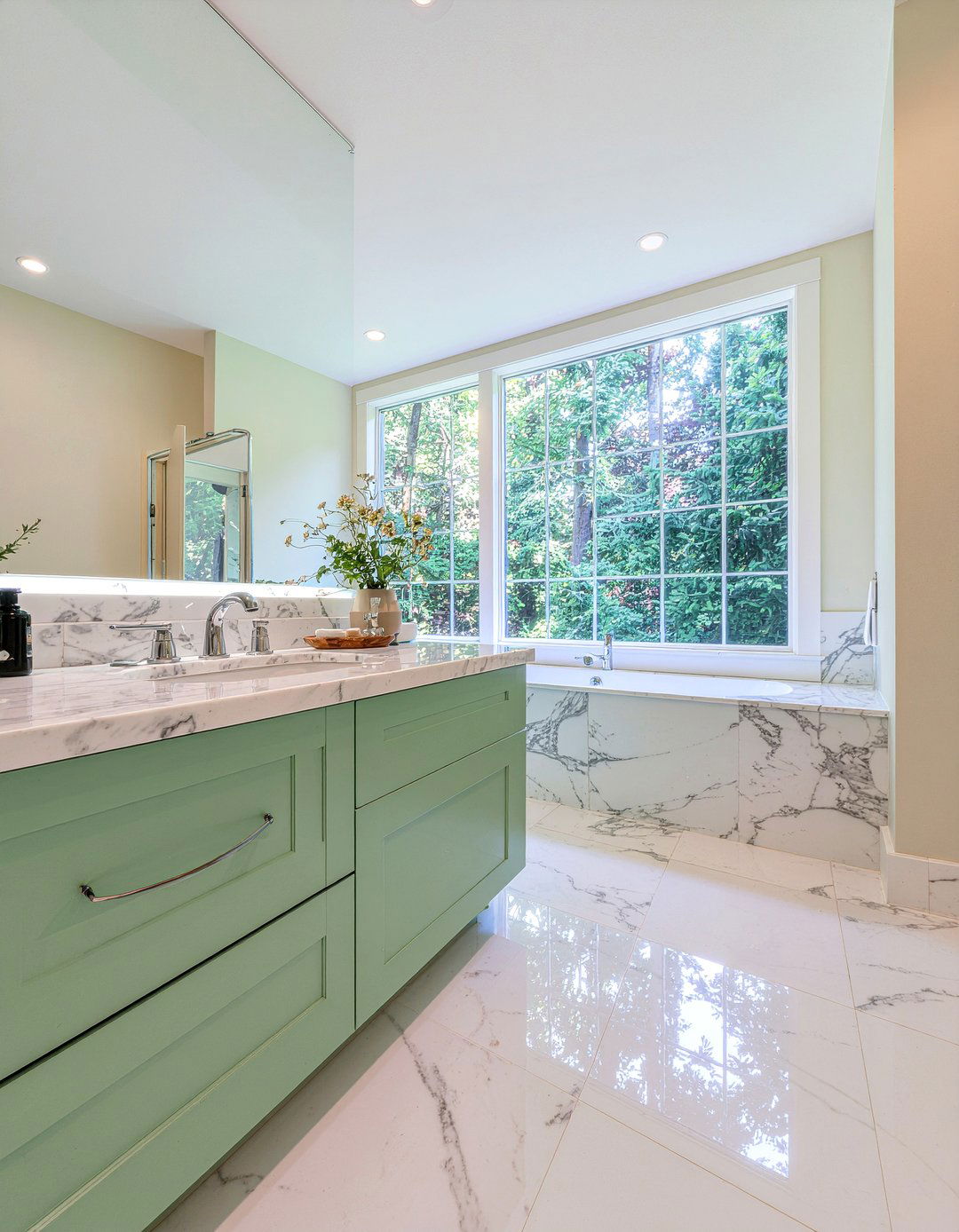 Mint green and marble bathroom - 30 mint green bathroom ideas