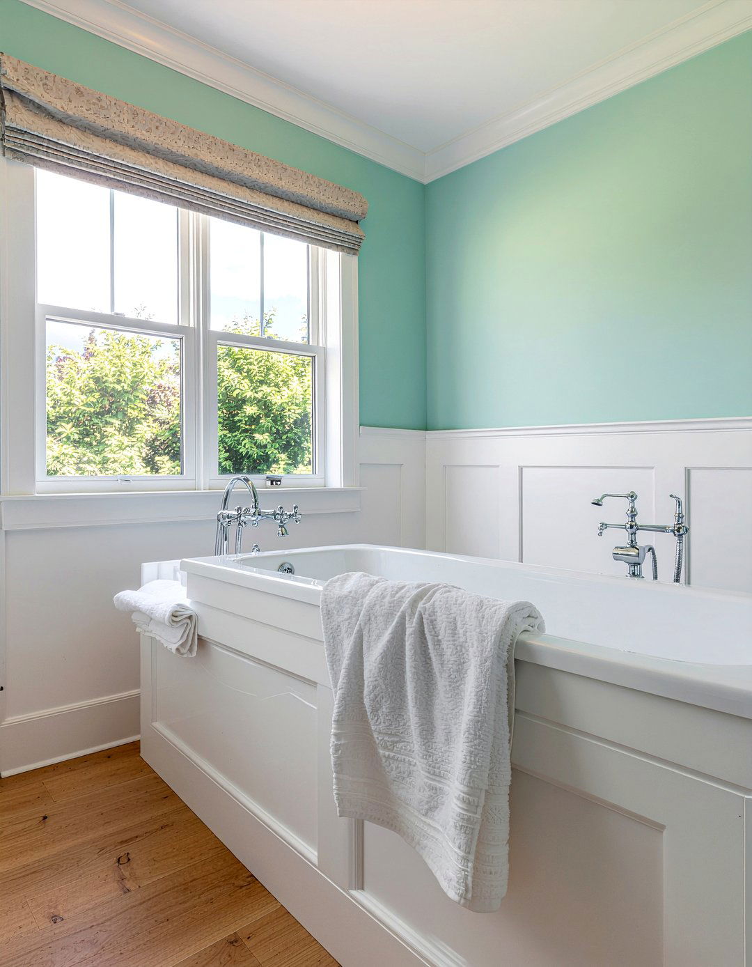 Mint green and white bathroom - 30 mint green bathroom ideas