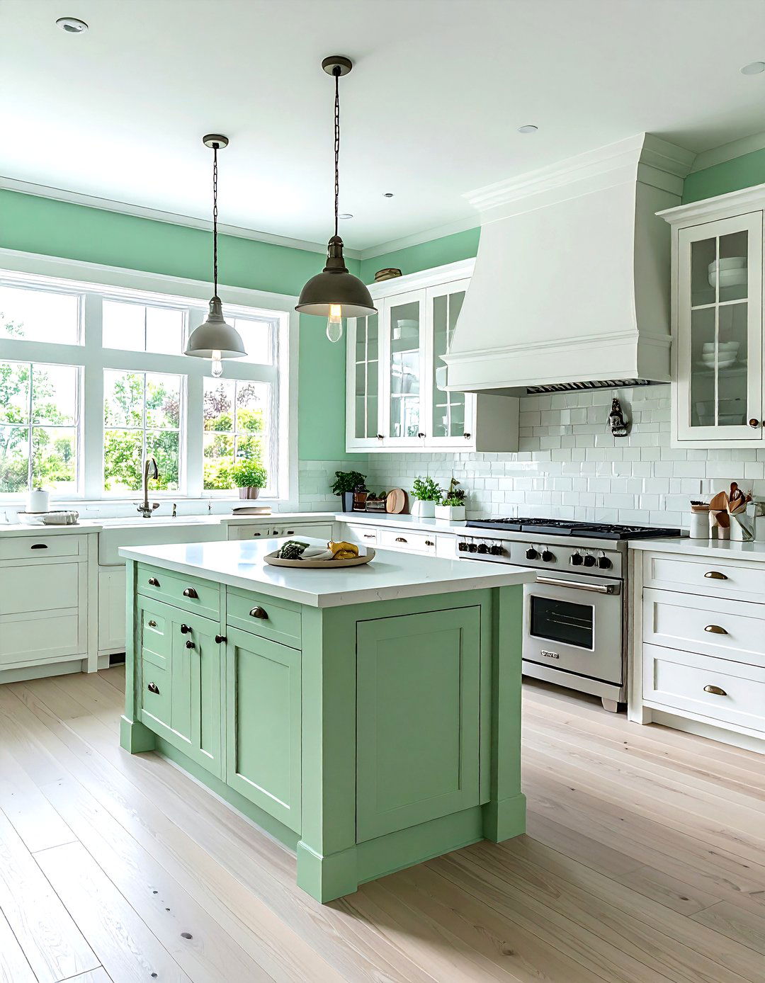 Mint green and white - 30 color scheme ideas