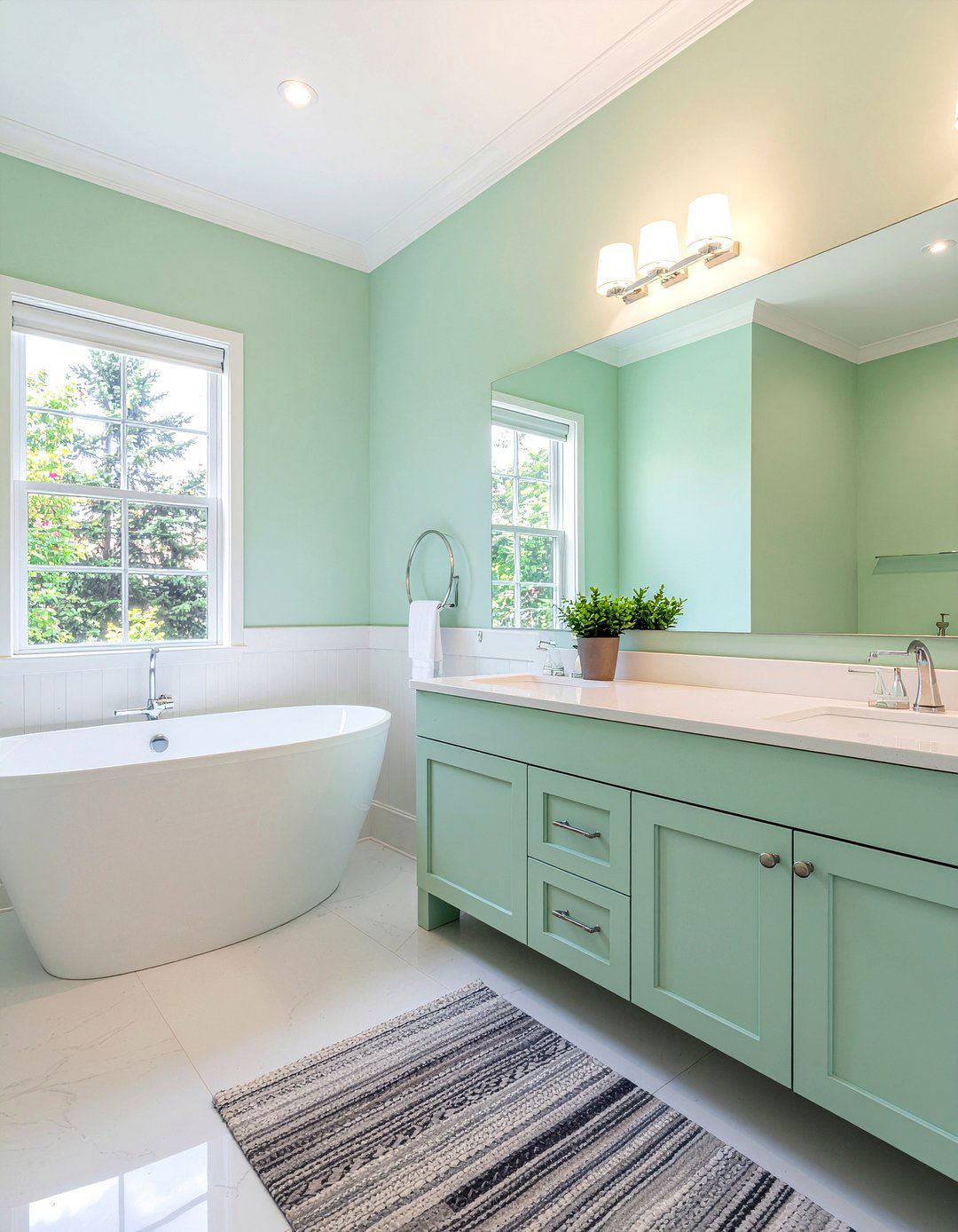 30 Mint Green Bathroom Ideas for a Relaxing Spa-Like Vibe