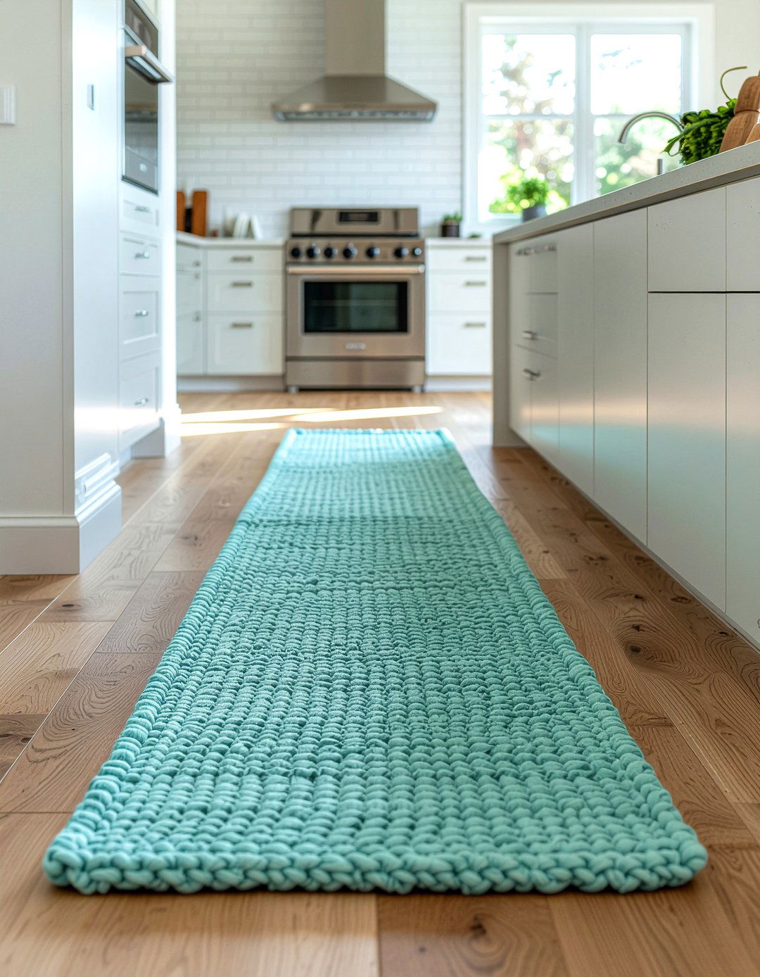 Mint green kitchen rugs - 30 mint green kitchen ideas
