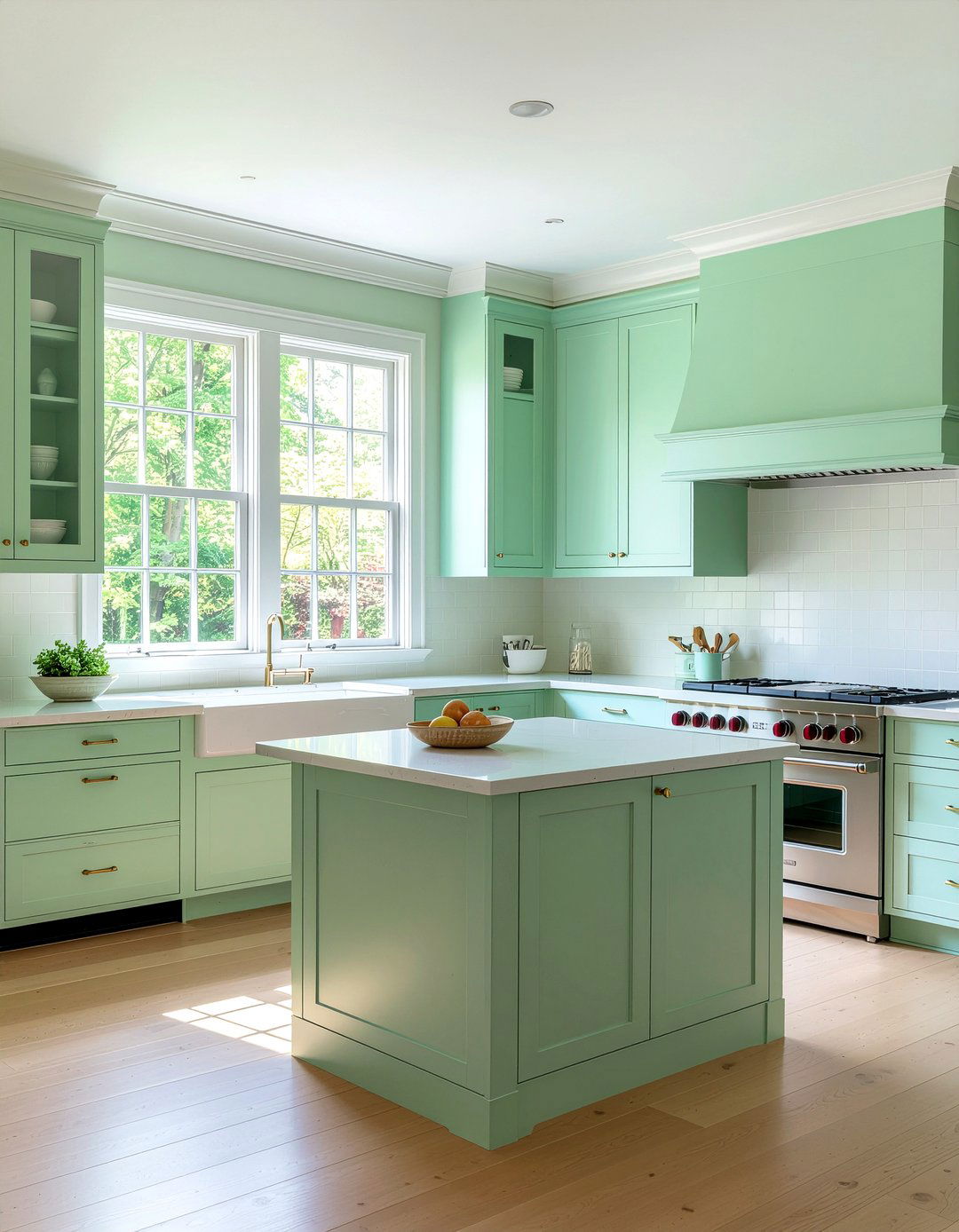 Mint green kitchen walls - 30 mint green kitchen ideas