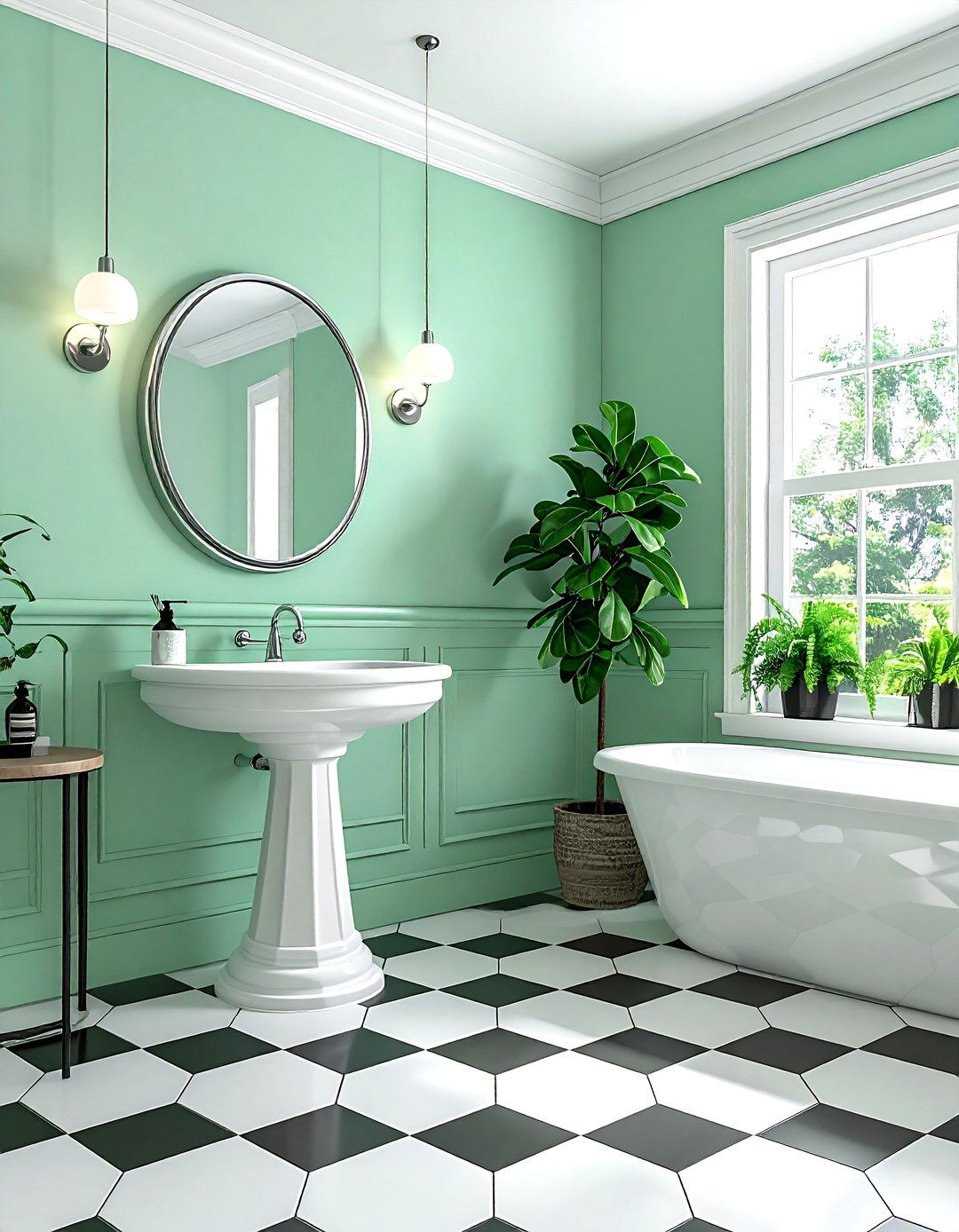 Mint green paint - 30 paint color ideas